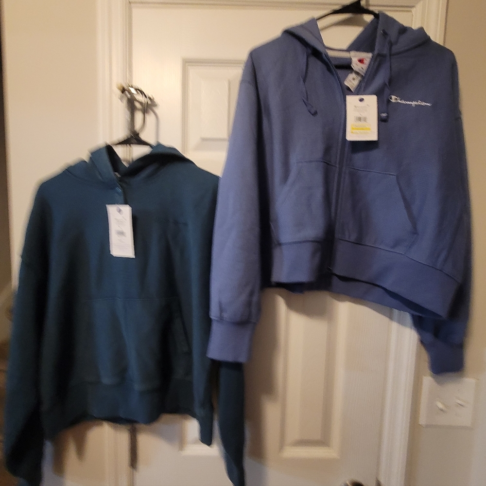 2 CHAMPION HOODIES